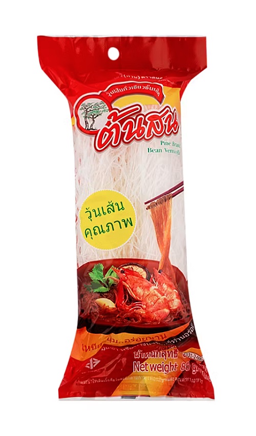 Spaghetti di soia premium quality - Pine brand 80g. Spaghetti di soia premium quality - Pine brand 80g.